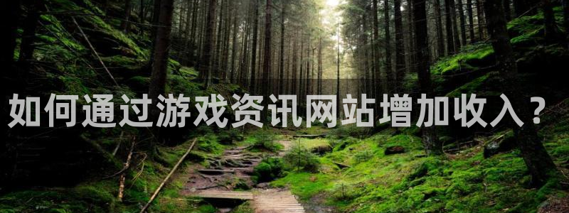 高德娱乐注册服务条款：如何通过游戏资讯网站增加收入？